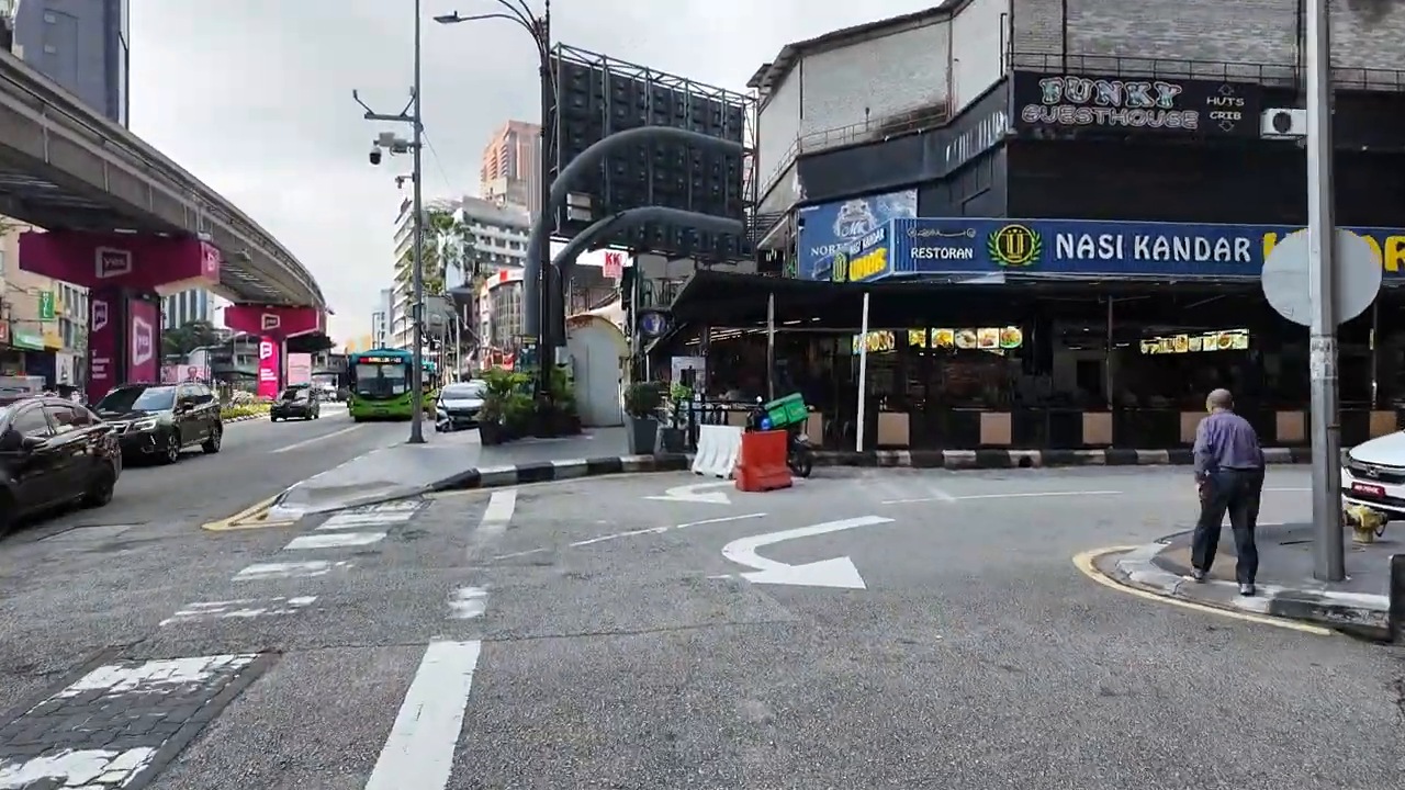 Street corner in Bukit Bintang, Kuala Lumpur