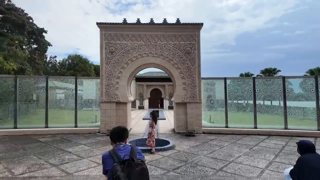 Entrance gate of the Moroccan Pavilion in Putrajaya