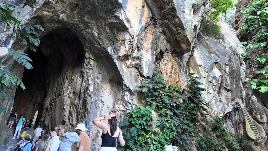 Cave entrance at the Marble Mountains in Da Nang