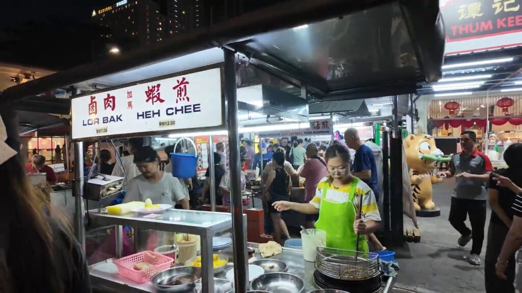 Hawker stall at Presgrave Street Hawker Centre in George Town