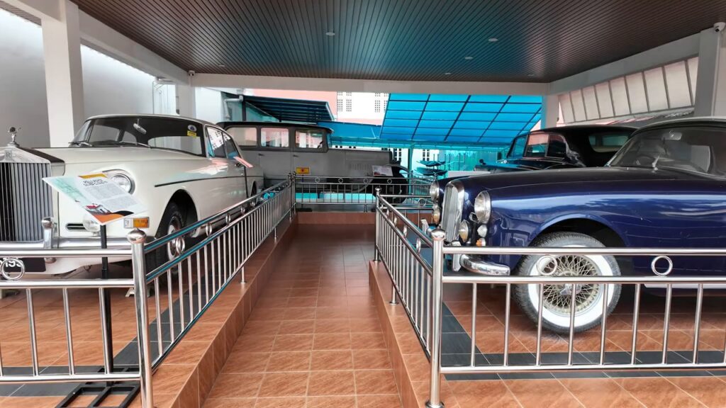 Classic cars on display at the Perak Museum in Taiping