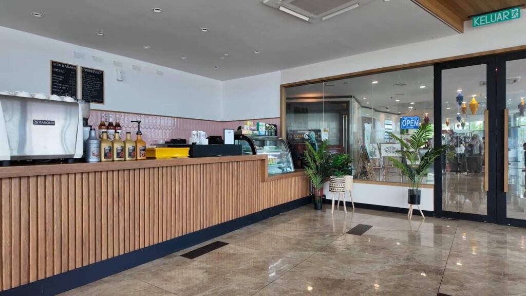 Newly renovated restaurant at the base of Kuantan 188