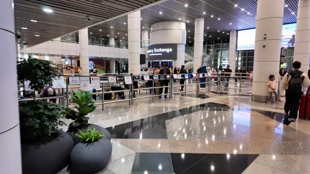 KLIA arrival hall after customs