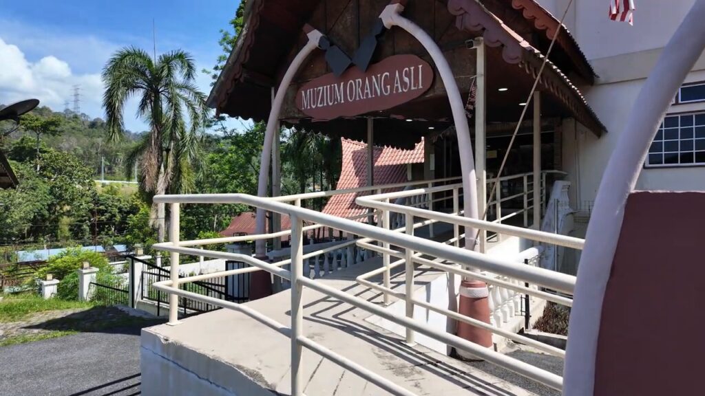 Entrance of the Orang Asli Craft Museum outside Kuala Lumpur