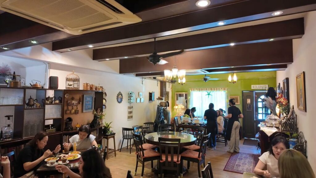 Cozy dining room at Miss Ellie Tea House