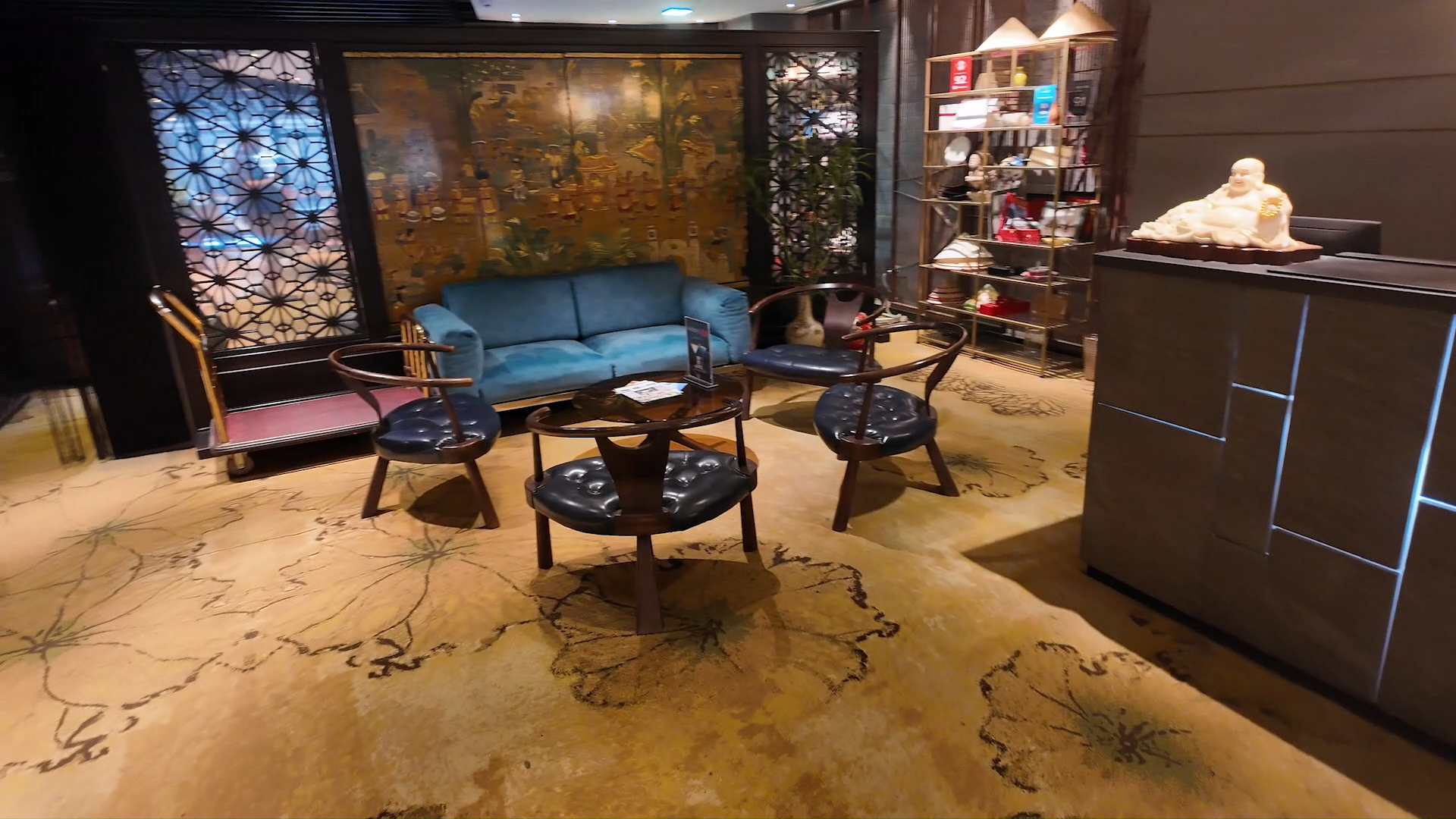 hotel lobby